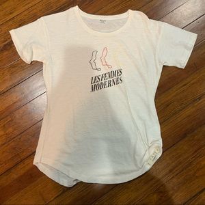 NWT Madewell Les Femmes Modernes tee